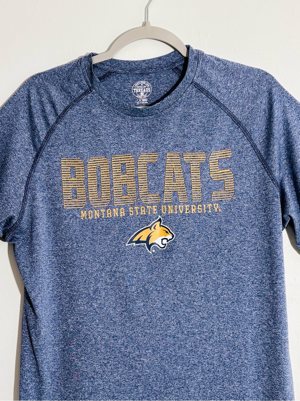 Montana State Heather blue-gray technical tee M